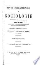 Revue internationale de sociologie
