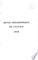 Revue philosophique de Louvain