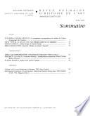 Revue roumaine d'histoire de l'art