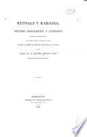 Reynals y Rebassa, estudio biográfico y literario