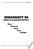 Rimanakuy '86