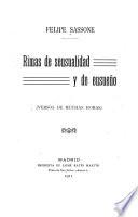 Rimas de sensualidad y de ensueño