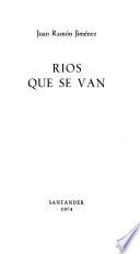 Ríos que se van