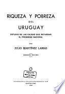 Riqueza y pobreza del Uruguay