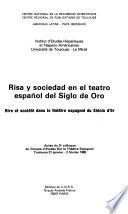 Risa y sociedad en el teatro español del Siglo de Oro
