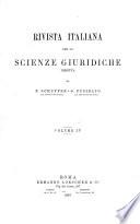 Rivista italiana per le scienze giuridiche