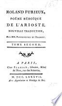 Roland Furieux. Nouvelle traduction par M.M. Panckoucke et Framery