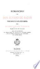Romancero de Don Álvaro de Bazán, primer Marqués de Santa Cruz de Mudela