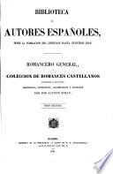 Romancero general ó coleccion de romances castellanos