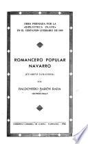 Romancero popular navarro