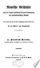 Römische Geschichte : von der Urzeit Italiens bis zum Untergang des abendländischen Reichs ...