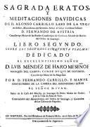 Sagrada Eratos y meditaciones dauidicas