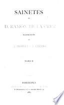 Sainetes de D. Ramón de la Cruz