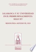 Salamanca y su universidad en el primer Renacimiento