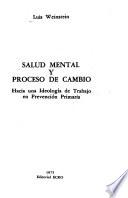 Salud mental y proceso de cambio