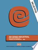 San Luis PotoYES. XIII Censo Industrial. Resultados definitivos. Censos Económicos 1989