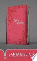 Santa Biblia Ntv, Edición Zíper, Flores Rosa (Sentipiel)
