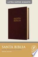 Santa Biblia Ntv, Letra Súper Gigante (Letra Roja, Tapa Dura, Vino Tinto, Índice)