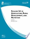 Scaling Up in Agriculture, Rural Development, and Nutrition