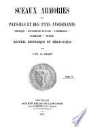 Sceaux armoriés des Pays-Bas et des pais avoisinants