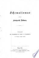 Schematismus des Königreichs Böhmen