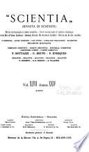 Scientia, rivista di scienza