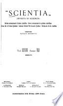 Scientia, rivista di scienza