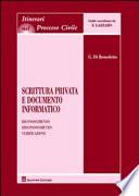 Scrittura privata e documento informatico