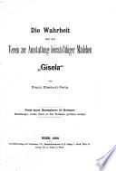 “Die” Wahrheit über den Verein zur Ausstattung heiratsfähiger Mädchen Gisela