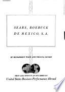 Sears, Roebuck de México, S. A.