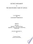 Second Supplement to The Red-figured Vases of Apulia