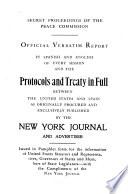 Secret Proceedings of the Peace Commission