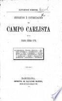 Secretos é intimadades del campo carlista en la pasada guerra civil