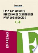 Sectores C-E - Las 5.000 mejores direcciones de internet para los negocios.