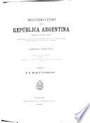 Segundo censo de la República argentina: pts. Teritorio