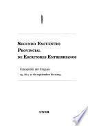 Segundo encuentro provincial de escritores entrerrianos