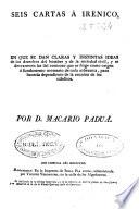 Seis cartas a Irénico