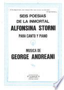 Seis poesias de la inmortal Alfonsina Storni