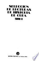 Selección de lecturas de historia de Cuba
