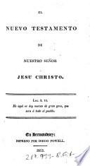 “El” nuevo testamento de ... Jesu Christo