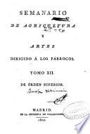 Semanario de Agricultura y Artes