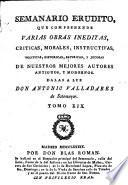 Semanario erudito