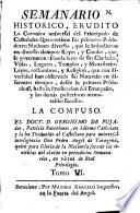 Semanario historico, erudito, 6