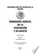 Semanario judicial de la Federación y su gaceta