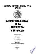 Semanario judicial de la Federación y su gaceta