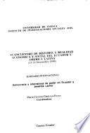 Seminario Internacional--Democracia y Alternativas de Poder en Ecuador y América Latina