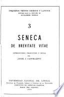 Seneca De brevitate vitae