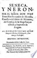Seneca y Neron. Segunda impression, etc