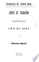 Sentencias de la Corte de Casación