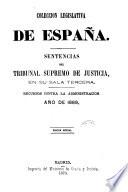 Sentencias del Tribunal Supremo de justicia